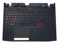 ACER Gornje kućište s tipkovnicom i pozadinskim osvjetljenjem za Predator G9-592 G9-593, norveški raspored, 15,6", crni